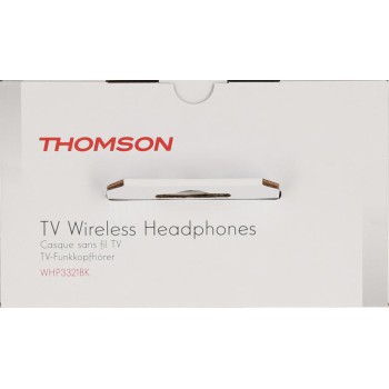 Thomson Casque TV sans fil WHP3321BK avec Entrée optique au